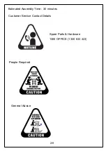 Предварительный просмотр 2 страницы J.Burrows TORO JBTRDK18GY Assembly Instructions Manual