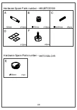 Предварительный просмотр 5 страницы J.Burrows TORO JBTRDK18GY Assembly Instructions Manual