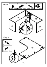 Preview for 6 page of J.Burrows TORO WORKSTATION JBTORO15WS Assembly Instructions Manual