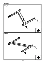 Preview for 6 page of J.Burrows TYPHOON ESPORT JBRAPGM12B Assembly Instructions Manual