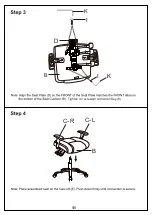 Предварительный просмотр 5 страницы J.Burrows WASHINGTON HIGH BACK CHAIR Assembly Instructions Manual