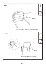 Preview for 6 page of J.Burrows WINDSOR VISITOR CHAIR JBWINDSVBK Assembly Instructions Manual