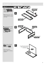 Предварительный просмотр 9 страницы J D Williams 3 Door 3 Drawer Display 042 7165 Series Assembly Instructions Manual