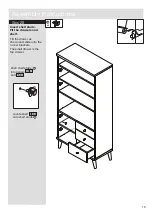 Предварительный просмотр 17 страницы J D Williams 3 Door 3 Drawer Display 042 7165 Series Assembly Instructions Manual