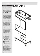 Предварительный просмотр 20 страницы J D Williams 3 Door 3 Drawer Display 042 7165 Series Assembly Instructions Manual