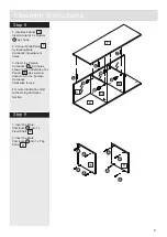 Предварительный просмотр 9 страницы J D Williams At Home Luxe SOPHIA BLACK GLOSS TALL BOY UM230 Assembly Instructions Manual