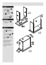 Предварительный просмотр 8 страницы J D Williams Chinoiserie PX946 Assembly Instructions Manual