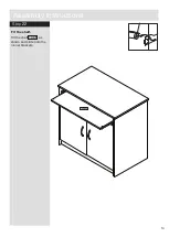 Предварительный просмотр 15 страницы J D Williams Langley Hideaway desk Assembly Instructions Manual