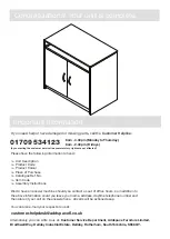 Предварительный просмотр 17 страницы J D Williams Langley Hideaway desk Assembly Instructions Manual