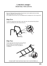 Предварительный просмотр 4 страницы J D Williams Levanto Lounger Assembly Instructions Manual