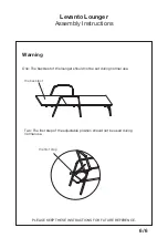 Preview for 6 page of J D Williams Levanto Lounger Assembly Instructions Manual