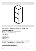 Предварительный просмотр 12 страницы J D Williams Manhattan LO838 Series Assembly Instructions Manual