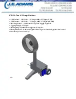 Предварительный просмотр 1 страницы J.E. Adams 6700A Manual