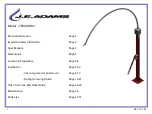 Предварительный просмотр 1 страницы J.E. Adams 75000-SWL Series Manual