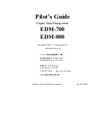 J.P. Instruments EDM-700 Pilot'S Manual preview