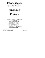 Preview for 1 page of J.P. Instruments EDM960 Pilot'S Manual