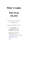 Preview for 1 page of J.P. Instruments FS-450 Pilot'S Manual