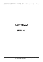 Preview for 2 page of J.P. SELECTA GASTROVAC 9999988 Manual