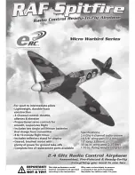 J. Perkins raf spitfire User Manual preview