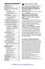 Preview for 2 page of J. Perkins Twister Hawk Assembly & Flight Training Manual