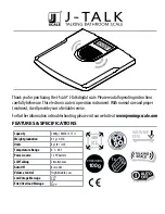 J-Scale J-TALK Manual preview