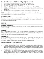 Preview for 2 page of J-Scale JSR ECO 400 User Manual