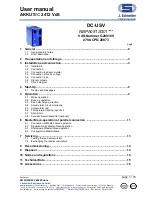 J.Schneider AKKUTEC 2412 VdS User Manual preview