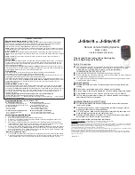 J Street J-Str/4 Instructions For Use preview