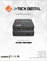 Предварительный просмотр 1 страницы J-Tech Digital JTD-2935 User Manual