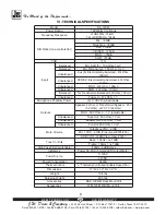 Предварительный просмотр 9 страницы J. W. Davis & Company DA-120M User Manual