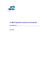 Preview for 1 page of J2 580 System Manual