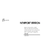 Preview for 1 page of j5 create NEWPORT STATION Quick Installation Manual