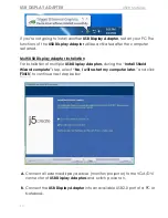 Preview for 13 page of j5 create USB VGA/DVI Display Adapter User Manual