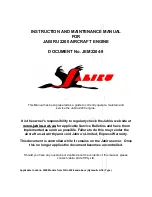 Jabiru 2200 Instruction And Maintenance Manual preview