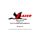 Предварительный просмотр 1 страницы Jabiru J170-C Pilot Operating Handbook