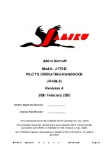 Предварительный просмотр 1 страницы Jabiru J170-D 2020 Pilot Operating Handbook