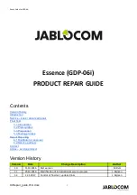 Preview for 1 page of JabloCom Essence GDP-06i Quick Start Manual