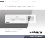 jablotron AC-100LCD Quick Manual preview