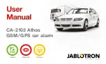 jablotron CA-2103 Athos User Manual preview
