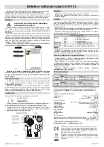 jablotron GS-133 Quick Start Manual preview