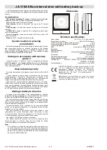 Предварительный просмотр 2 страницы jablotron JA-110A II Quick Start Manual