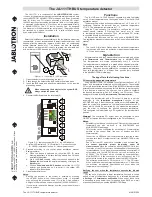 jablotron JA-111TH Manual preview