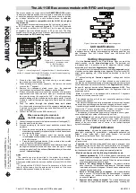 jablotron JA-113E Quick Start Manual preview