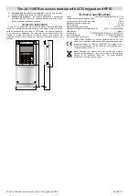 Preview for 2 page of jablotron JA-114E Quick Start Manual