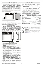 Предварительный просмотр 2 страницы jablotron JA-152E Quick Start Manual