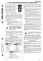 Preview for 1 page of jablotron JA-154J MS II Quick Start Manual