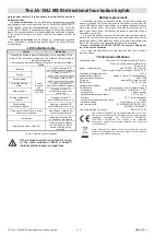 Предварительный просмотр 2 страницы jablotron JA-154J MS Manual