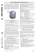 jablotron JA-162A-US Quick Start Manual preview