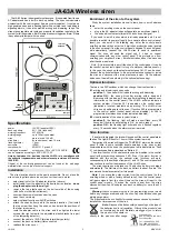 Preview for 2 page of jablotron JA-63A Manual