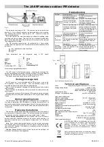 Preview for 2 page of jablotron JA-89P Quick Start Manual